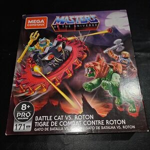 NIB Mega Construx Masters Of The‎ Universe Battle Cat VS Roton Building Set